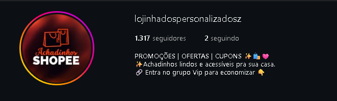 lojinhadospersonalizadosz — comprar conta Instagram na Imalta