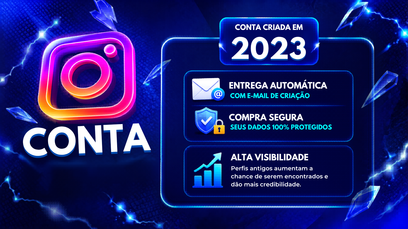 CONTA INSTAGRAM 2023 — comprar conta Instagram na Imalta